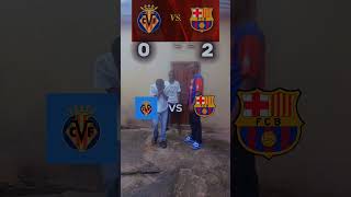 villarreal vs barcelona football [upl. by Nolyat109]