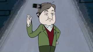 Stephen Fry  animated music video  MrWeebl [upl. by Ydnahs]