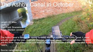 28 The Ashby Canal in October [upl. by Anerec]