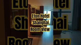 Eton Hotel Shanghai Room View [upl. by Anoj]