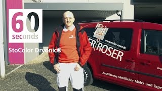 60 seconds – StoColor Dryonic® – Ralf Roser [upl. by Annerb]