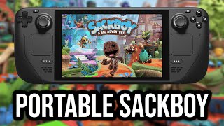 Sackboy is GREAT On Steam Deck  Sackboy A Big Adventure PC Steam Deck Review [upl. by Eladnek]