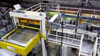 LITA Palletising Systems  High speed layer type Palletizer ALTODE [upl. by Garlen]