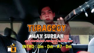 MAX SURBAN  TURAGSOY chords and lyrics cover by albert basanta [upl. by Flavian457]