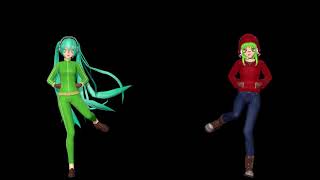 ◣MMD LIVE◥ Matryoshka 》Miku amp Gumi ◣HOLOGRAM READY◥ [upl. by Llorrad]