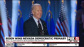 President Biden wins Nevada primary [upl. by Alodee741]