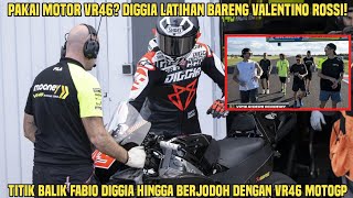 Keren Pakai Motor VR46 Diggia Latihan Bareng Titik Balik Diggia Berjodoh dengan VR46 MotoGP 2024 [upl. by Yalhsa613]