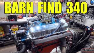 Barn Find MOPAR 340 on the DYNO  Racing Family Memories [upl. by Suoinuj]