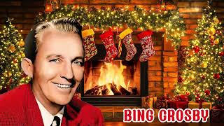 The Best Old Christmas Songs Playlist With Fireplace🎅🏼Frank Sinatra Nat King Cole Bing Crosby [upl. by Drofxer]