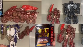 Transformers legacy united Bouldercrash review Core class Infernac universe armorizer figure [upl. by Gaut]