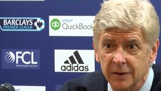 Arsene Wenger Gets Angry After Repeated Questions About Wenger Out Banners [upl. by Icaj428]