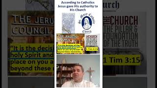 Accurately interpreting the Bible – Catholic vs Protestant PoV shorts catholic protestant bible [upl. by Henig607]