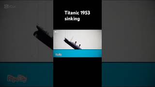 Titanic​ 1953 sinking flipaclip animation [upl. by Nohtahoj]