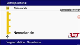 RET Metro Omroep N3 Nesselande En Slinge [upl. by Htial]