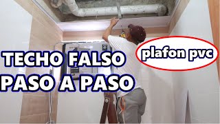 COMO INSTALAR PLAFON PVC PASO A PASO [upl. by Cecilius723]