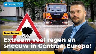 Noodweer in CentraalEuropa verwacht [upl. by Blake]