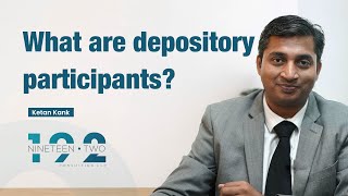 What is Depository Participant [upl. by Quintina]