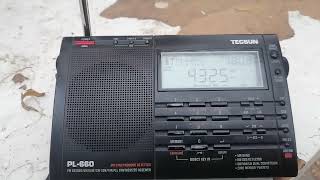 4325 kHz Voice message on Marker T [upl. by Bang]