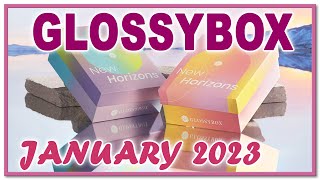 FULL SPOILER GLOSSYBOX UK JANUARY 2023 BOX FULL REVEAL  Hit or miss [upl. by Lyndes]