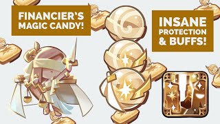 Financier’s Magic Candy Review  Insane Protective Healing  Cookie Run Kingdom [upl. by Wallack]