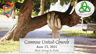 Camrose United Church Worship for June 23 2024 [upl. by Yettie]