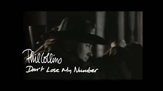 Dont Lose My Number Instrumental  BV Phil Collins [upl. by Katonah764]