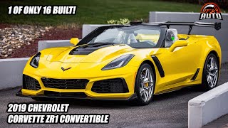 Selling on BringATrailer 102Mile 2019 Chevrolet Corvette ZR1 Convertible 3ZR ZTK [upl. by Anipsed]