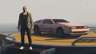 IO E LA MIA DELOREAN ROSA SALMONE  GTA Online [upl. by Acinoed726]