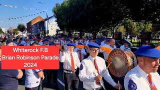 WHITEROCK FLUTE BAND Brian Robinson Memorial Parade 2024 [upl. by Nandor]