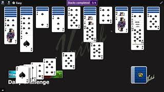 Microsoft Solitaire Collection  Daily Challenge September 22 2023  Spider [upl. by Breskin]