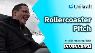 Rollercoaster Startup Pitch at CloudFest 2024 [upl. by Aienahs531]