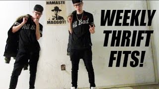 How to Style Biker Jeans Fedoras Vintage Gear and Streetwear Weekly Thrift Fit Rotation 13 [upl. by Avot224]