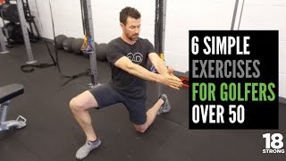 6 Simple Exercises for Golfers over 50 [upl. by Tijnar556]