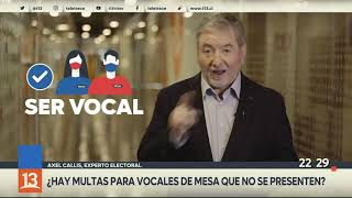 ¿Hay multas para vocales de mesa que no se presenten TúDecides [upl. by Camarata]