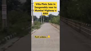 Residential Villa Plot For Sale near RRR Sangareddy shorts shortsfeed ytshorts realestate rrr [upl. by Fleece]