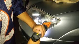 Lets Try Mothers NuLens Headlight Restore Kit Product Review amp Easy DIY  Winston Buzon [upl. by Faye409]