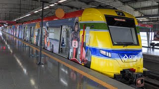 Ayrton Senna  Trem da Série 2500 da CPTM adesivado [upl. by Ardnic]