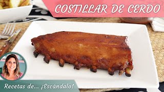 COSTILLAS DE CERDO al horno con SALSA BARBACOA [upl. by Id686]