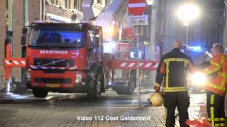 Zeer grote brand in historische binnenstad Zutphen [upl. by Shellans]