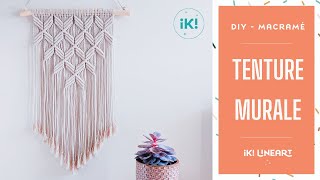 Tuto macramé mural moderne aux motifs géométriques  DIY Macramé France [upl. by Leanna]