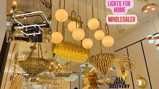 Lights for Home in Bhagirath Palace Light Market Chandni Chowk Kirti Nagar Furniture Market Delhi [upl. by Nylatsyrc195]