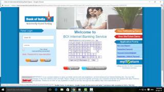 How to Register Bank of India Internet Banking Service Tamil Banking [upl. by Aliuqahs]