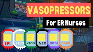 VASOPRESSORS  Emergency Nursing Tips for New grads  Must know before your first day [upl. by Heaps]