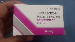 BRIVAZEN 50 Tablet  BRIVAZEN Tablets  BRIVARACETAM Tablets  BRIVAZEN 50mg Tablet Uses Dosage [upl. by Humph364]