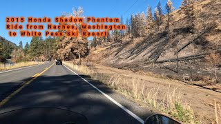 2015 Honda Shadow Phantom Ride from Naches Washington to White Pass Ski Resort on Highway 12 [upl. by Mcclenon]