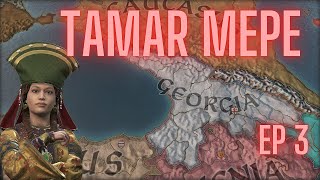 Crusader Kings 3  Roads to Power  Tamar Mepe Achievement  Part 3 [upl. by Gnauq]