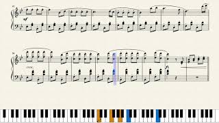 Deltarune Chapter 1 OST  Field of Hopes and Dreams  Piano solo sheet music [upl. by Constantine]