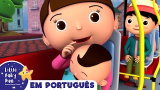 Rodas do Ônibus  Parte 2  Canções para crianças  Little Baby Bum em Português [upl. by Nosyaj50]