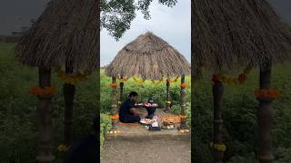 Mitti se Mahadev Mandir banaya 🕉️  clay shivling making  diy shivling shorts [upl. by Ennaillij]