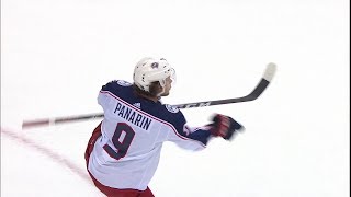 Artemi Panarin OT Winner vs Capitals Jan 12 2019 All Calls [upl. by Ttoille409]